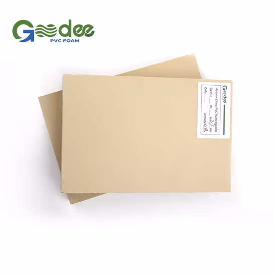 WPC PVC Foam Board for Furniture Cabinet Door Concrete Formwork