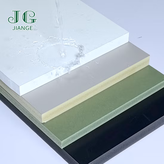 Gege 14mm Pannello da parete per armadio da cucina ad alta densità Bianco Flessibile espanso Celuca Forex Plastica Pannello in schiuma di PVC Prezzo Pannello in schiuma WPC