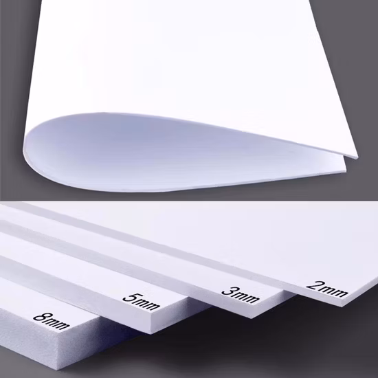 Pannello in schiuma di PVC ad alta densità 1220x2440mm, pannello in schiuma di PVC Celuka da 3-30 mm per la pubblicità